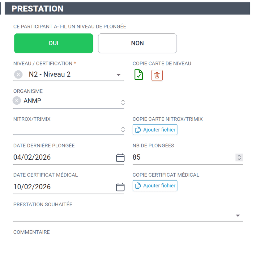Justificatifs et documents
